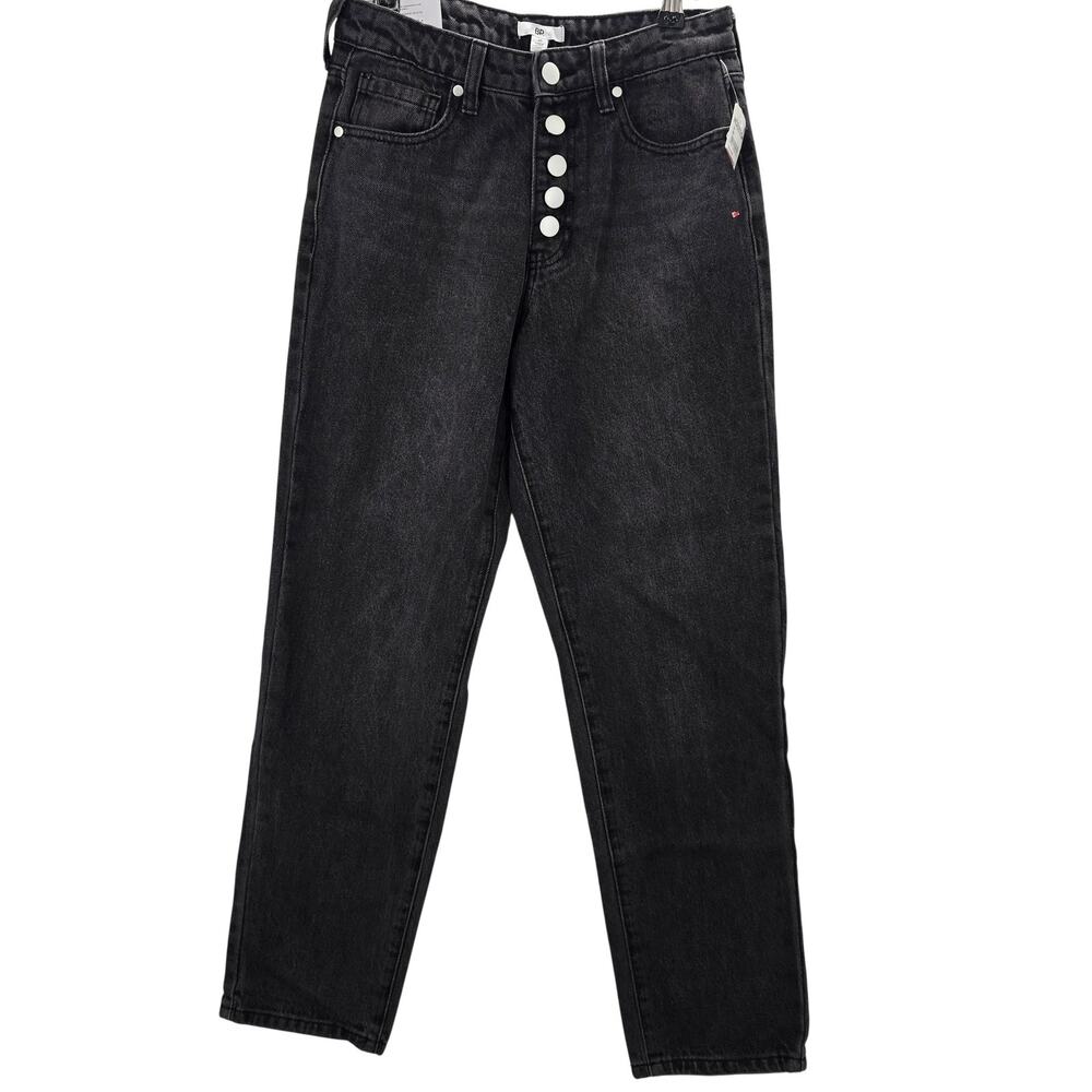 BP Jeans Womens 26 Gray High Rise Mom Relaxed Button Fly Nordstrom